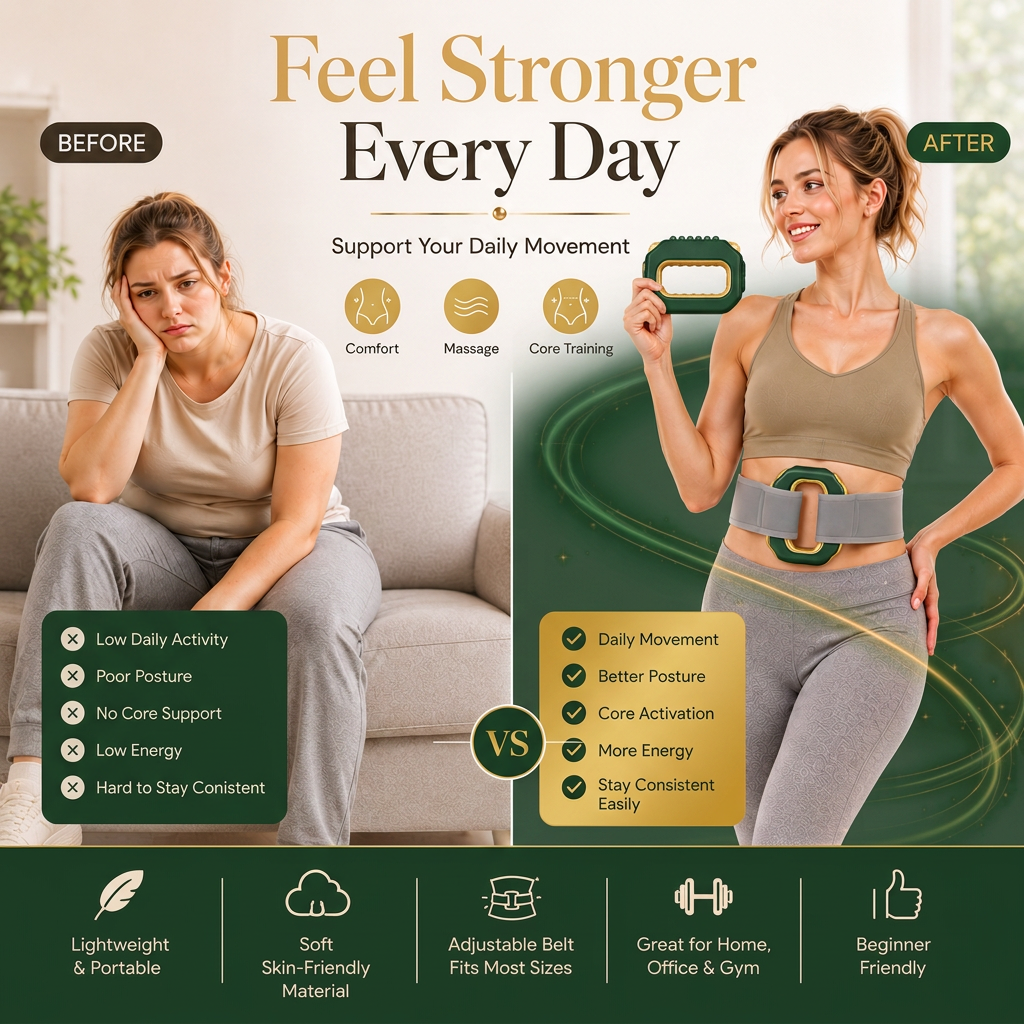 Lifestyle comparison showing a more consistent active routine